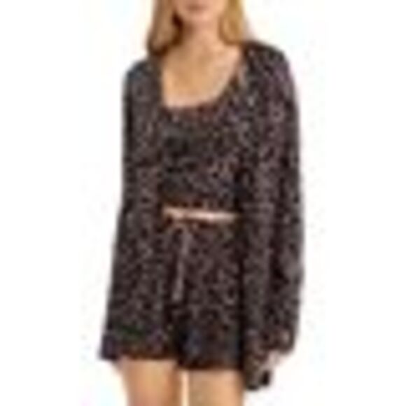 Sanctuary Essential Animal-Print Cardigan In Classy Mink XL - Picture 3 of 3